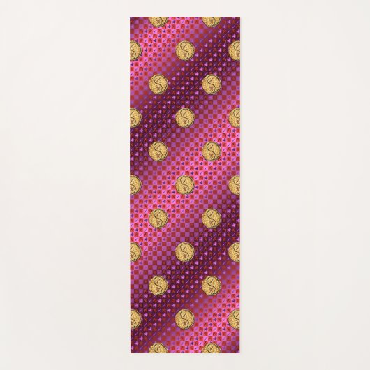 Boogschutter en brandtijger yogamat (Voorkant)