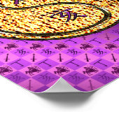 Boogschutter en brandweerbeer poster (Hoek)