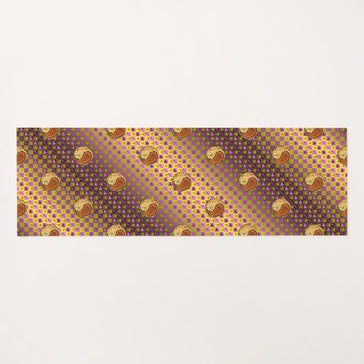 Boogschutter en houten aap yogamat (Achterkant (horizontaal))