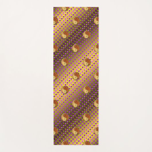 Boogschutter en houten aap yogamat (Voorkant)