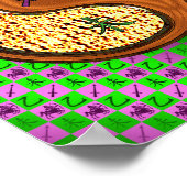 Boogschutter en houten geit poster (Hoek)