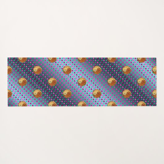 Boogschutter en houten hond yogamat (Achterkant (horizontaal))