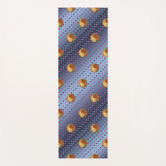 Boogschutter en houten hond yogamat (Voorkant)