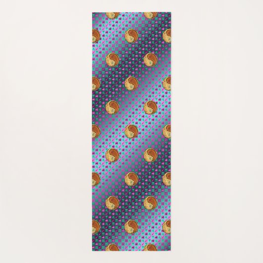 Boogschutter en houten hond yogamat (Achterkant)