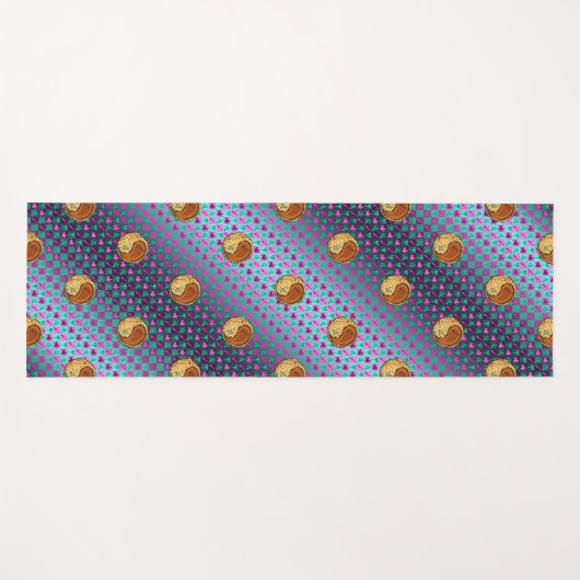 Boogschutter en houten hond yogamat (Voorkant (horizontaal))