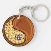 Boogschutter en houtoos sleutelhanger (Achterkant)