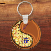 Boogschutter en houtoos sleutelhanger (Achterkant)