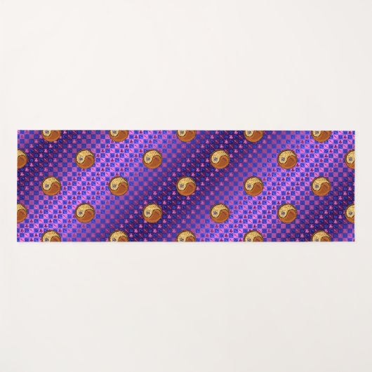 Boogschutter en houtoos yogamat (Voorkant (horizontaal))