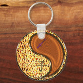 Boogschutter en houtrat sleutelhanger (Voorkant)