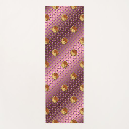 Boogschutter en houtrat yogamat (Voorkant)