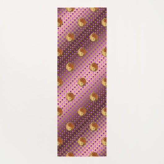 Boogschutter en houtrat yogamat (Achterkant)