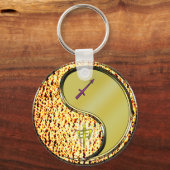 Boogschutter en metalen aap sleutelhanger (Achterkant)