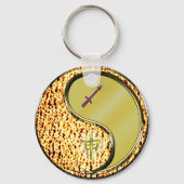 Boogschutter en metalen aap sleutelhanger (Achterkant)