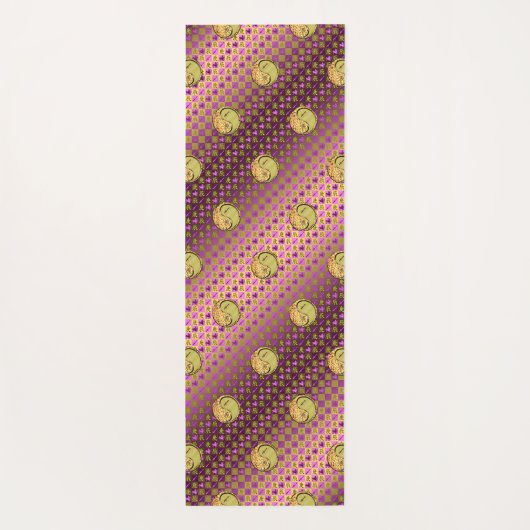 Boogschutter en metalen draak yogamat (Achterkant)