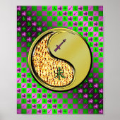 Boogschutter en metalen geit poster (Voorkant)