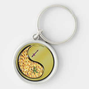 Boogschutter en metalen geit sleutelhanger