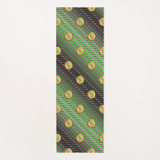 Boogschutter en metalen geit yogamat (Voorkant)