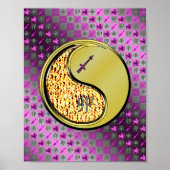 Boogschutter en metalen konijn poster (Voorkant)