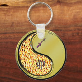 Boogschutter en metalen konijn sleutelhanger (Voorkant)