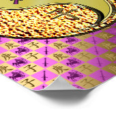 Boogschutter en metalen rat poster (Hoek)