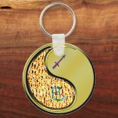 Boogschutter en metalen slang sleutelhanger (Achterkant)