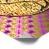 Boogschutter en vuurdraak poster (Hoek)