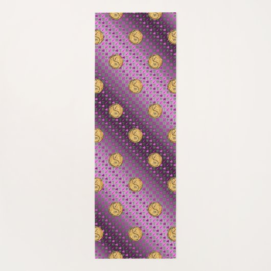 Boogschutter en vuurkonijn yogamat (Achterkant)