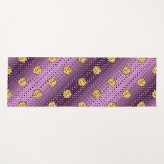 Boogschutter en vuurkonijn yogamat (Voorkant (horizontaal))