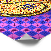 Boogschutter en vuuros poster (Hoek)