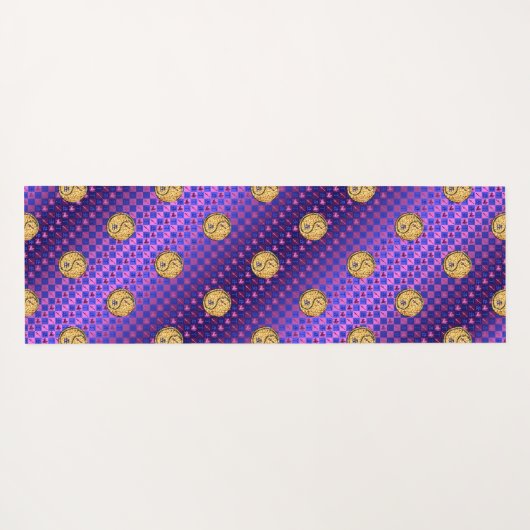 Boogschutter en vuuros yogamat (Achterkant (horizontaal))