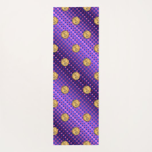 Boogschutter en vuuros yogamat (Achterkant)