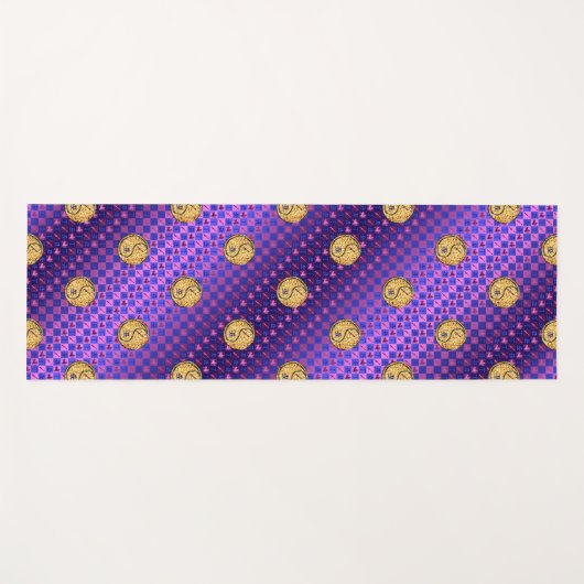 Boogschutter en vuuros yogamat (Voorkant (horizontaal))