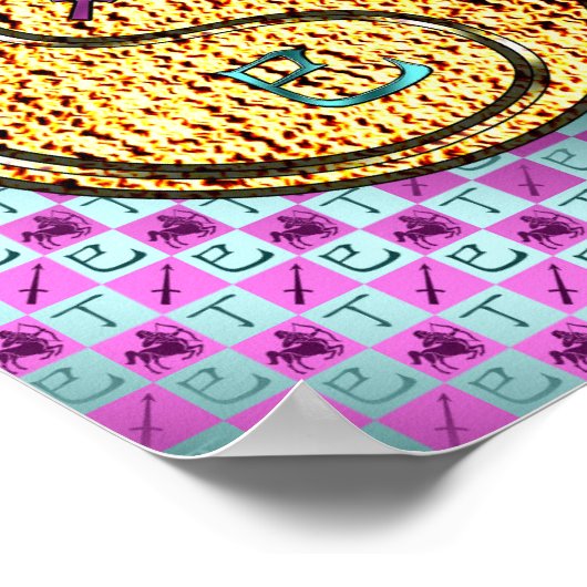 Boogschutter en vuurslang poster (Hoek)