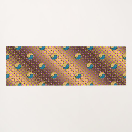 Boogschutter en wateraap yogamat (Achterkant (horizontaal))