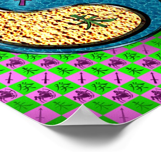 Boogschutter en watergeit poster (Hoek)