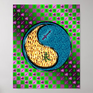 Boogschutter en watergeit poster