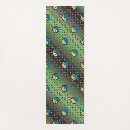 Boogschutter en watergeit yogamat (Voorkant)