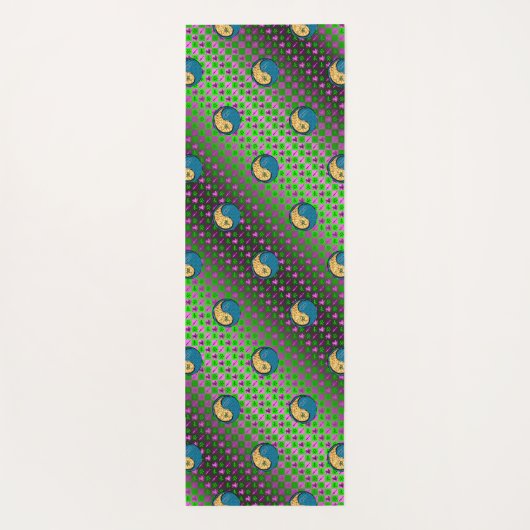 Boogschutter en watergeit yogamat (Achterkant)