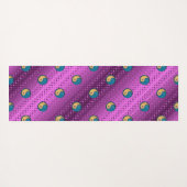 Boogschutter en waterhaan yogamat (Achterkant (horizontaal))