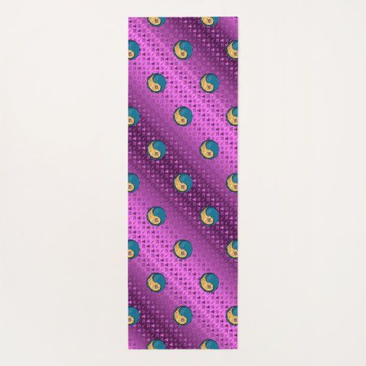 Boogschutter en waterhaan yogamat (Achterkant)