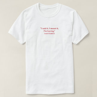 Boogschutter Geen Filter Zodiac T-shirt