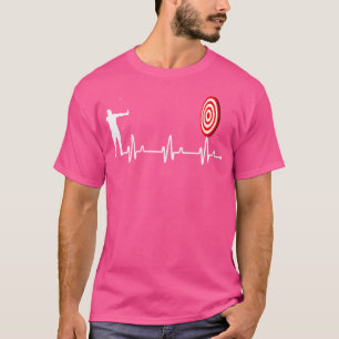 Boogschutter hartslag boogschieten puls boogschiet t-shirt