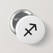 BOOGSCHUTTER, HOROSCOOP SYMBOOL RONDE BUTTON 5,7 CM (Voorkant /achterkant)