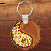 Boogschutter & Hout Haan Sleutelhanger (Achterkant)