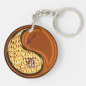 Boogschutter & Hout Haan Sleutelhanger (Achterkant)