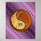 Boogschutter & Hout Konijn Poster (Voorkant)