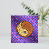 Boogschutter & Hout Os Kaart (Staand voorkant)