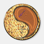 Boogschutter & Hout Rat Magneet (Voorkant)