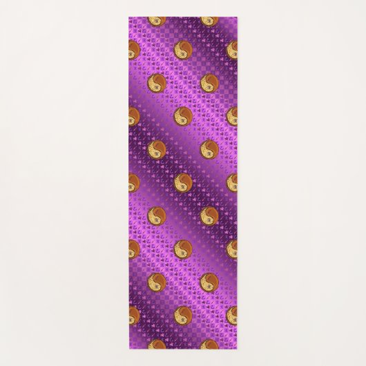 Boogschutter & Hout zwijn Yogamat (Voorkant)