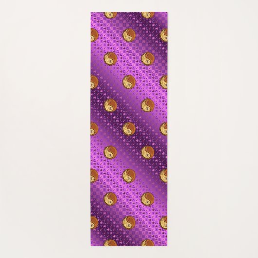 Boogschutter & Hout zwijn Yogamat (Achterkant)